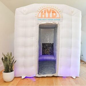 Inflatable Hot Yoga Dome for home heated (bikram) practice. Used good condition.